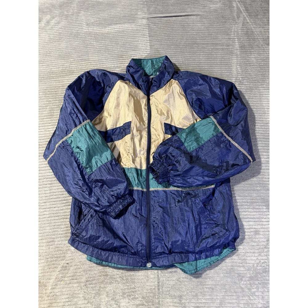 Unisex Youth Medium vintage 90s windbreaker